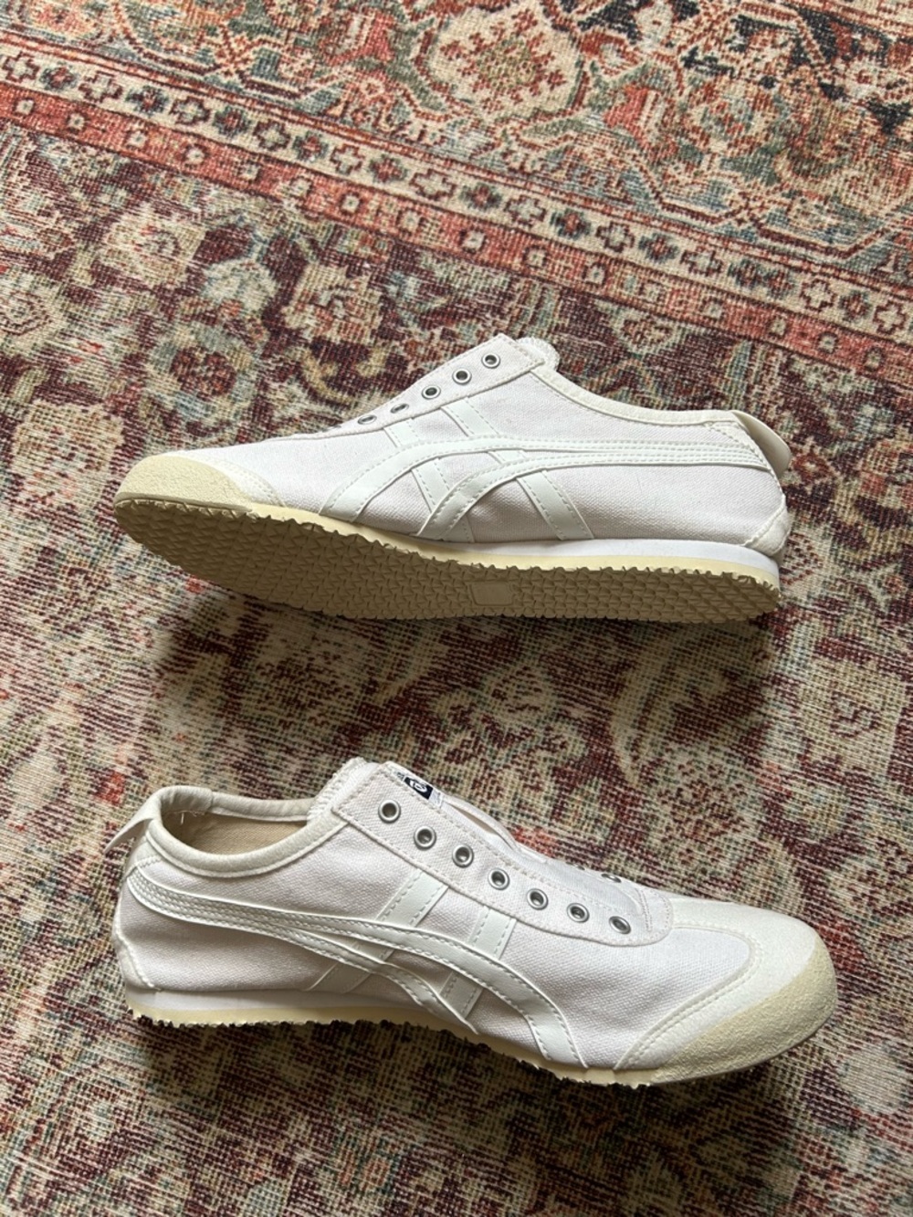 Onitsuka Tiger Mexico 66 Slip On Slim Sneaker Sz 8 - Picture 4 of 9